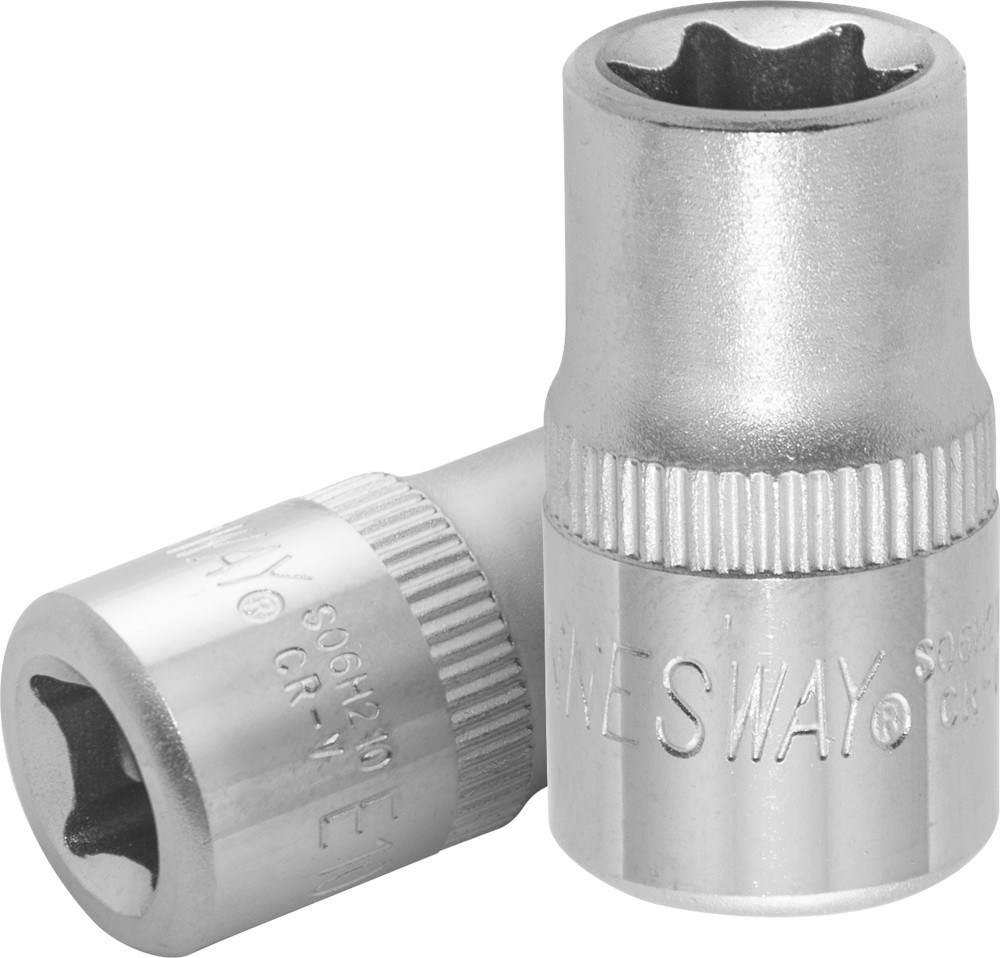 Jonnesway S06H210 Головка торцевая 1/4"DR, внешний TORX®, Е10 S06H210