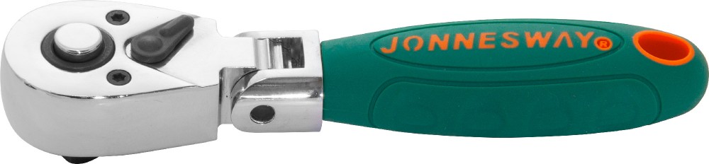 Jonnesway R4203 Рукоятка трещоточная укороченная с шарниром 3/8"DR, 36 зубцов, 155 мм R4203