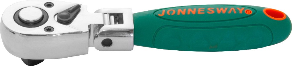 Jonnesway R4204 Рукоятка трещоточная укороченная с шарниром 1/2"DR, 36 зубцов, 190 мм R4204