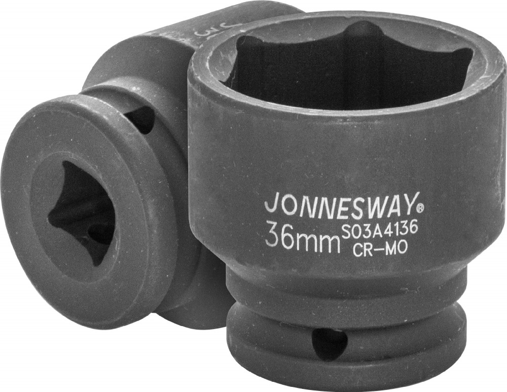 Jonnesway S03A4136 Головка торцевая ударная 1/2"DR, 36 мм S03A4136