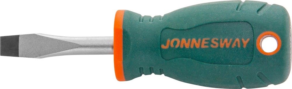 Jonnesway D77S638 Отвертка стержневая шлицевая ANTI-SLIP GRIP, SL6.5х38 мм D77S638