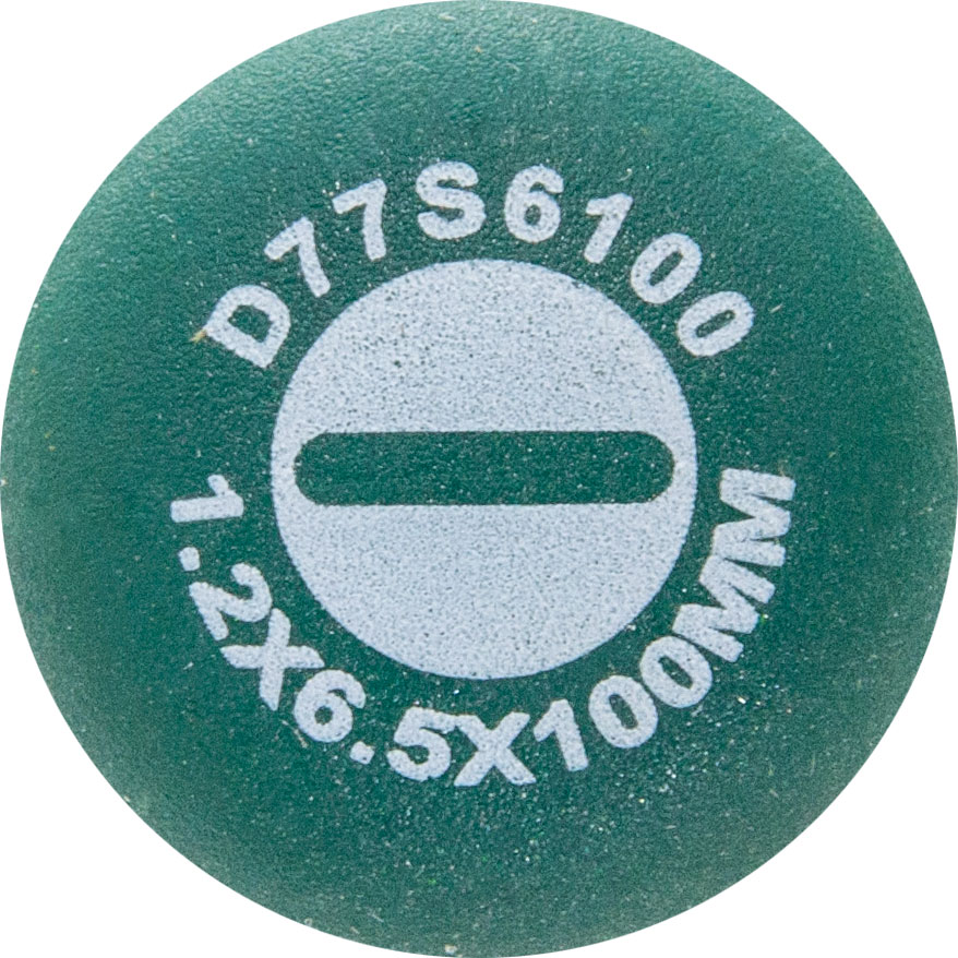 Jonnesway D77S6100 Отвертка стержневая шлицевая ANTI-SLIP GRIP, SL6.5х100 мм D77S6100
