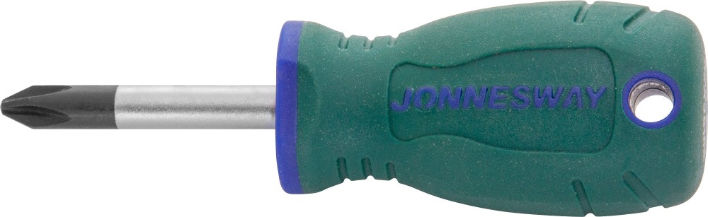 Jonnesway D77P238 Отвертка стержневая крестовая ANTI-SLIP GRIP, PH2х38 мм D77P238
