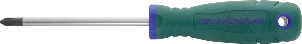 Jonnesway D77P2100 Отвертка стержневая крестовая ANTI-SLIP GRIP, PH2х100 мм D77P2100