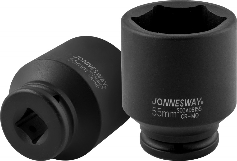 Jonnesway S03AD6165 Головка торцевая ударная глубокая 3/4"DR, 65 мм S03AD6165