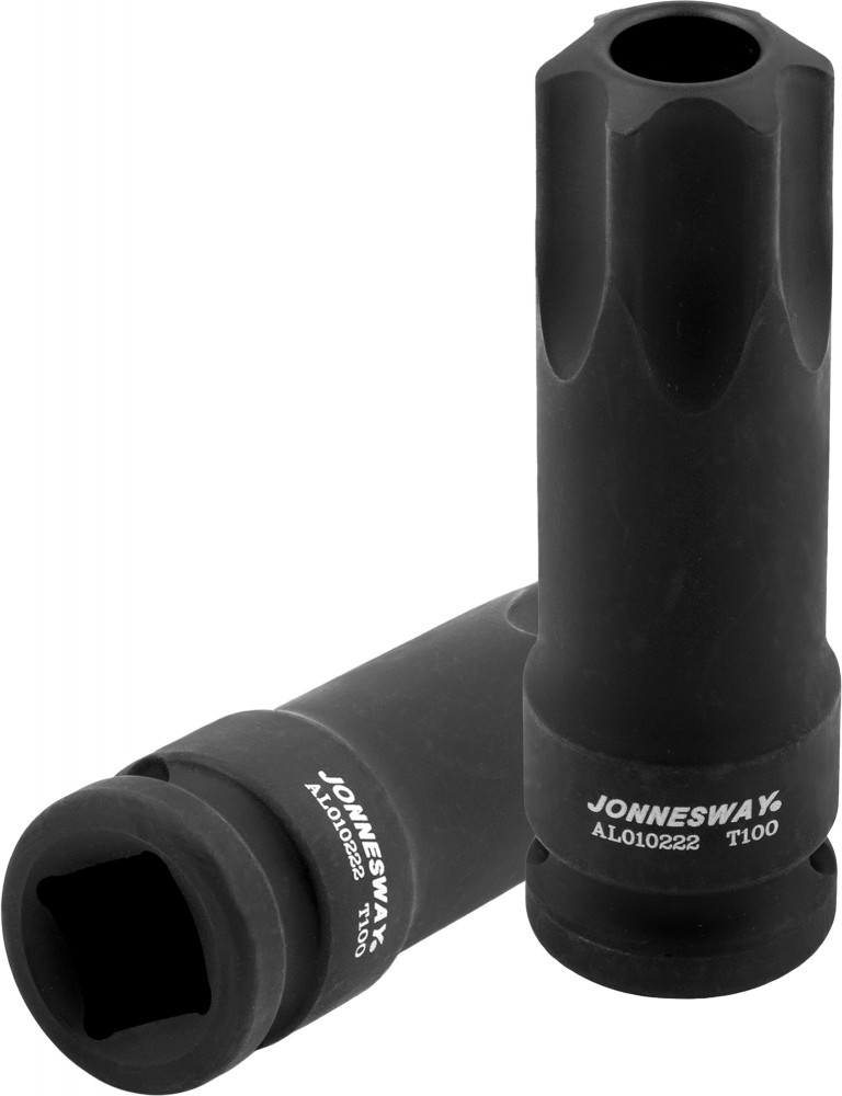 Jonnesway AL010222 Насадка торцевая ударная TORX® 1/2"DR, T-100, L=78 мм, для шкива распредвала двигателей (Mercedes) AL010222