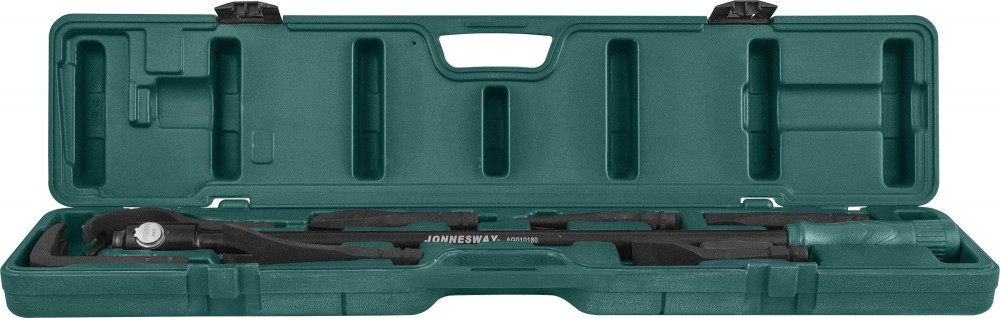 Jonnesway AG010180 Монтажная лопатка со сменными насадками в наборе, 8 предметов AG010180