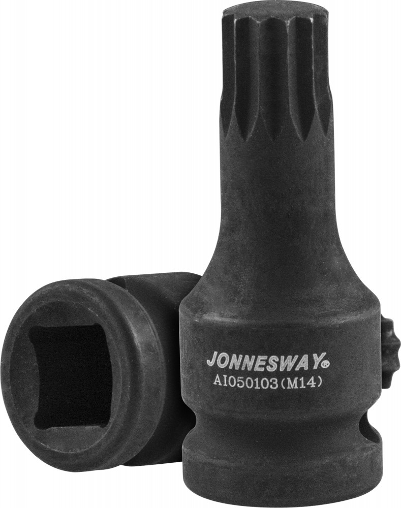 Jonnesway AI050103 1/2''DR Насадка ударная многоцелевая М14х60 мм. для а/м VW Т4.(Ключ верхних шаровых шарниров) AI050103