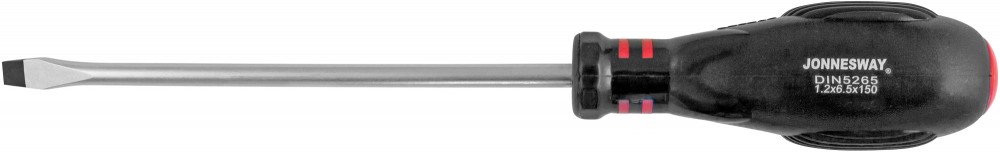 Jonnesway D03S6150 Отвертка стержневая шлицевая HERCULES, SL6.5х150 мм D03S6150