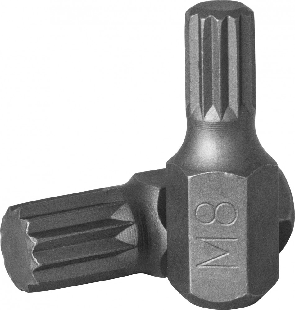 Jonnesway D10M30M12A Вставка-бита 10 мм DR SPLINE, М12, 30 мм D10M30M12A