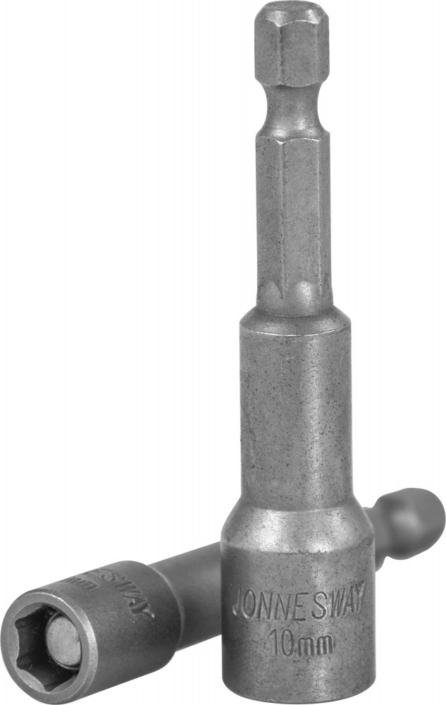 Jonnesway D165MN06M Вставка-бита 1/4"DR шестигранная 6 мм с магнитной рабочей поверхностью, 65 мм D165MN06M
