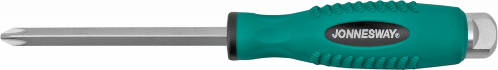 Jonnesway D70P3125 Отвертка стержневая крестовая, ударная, силовая под ключ, PH3х125 D70P3125