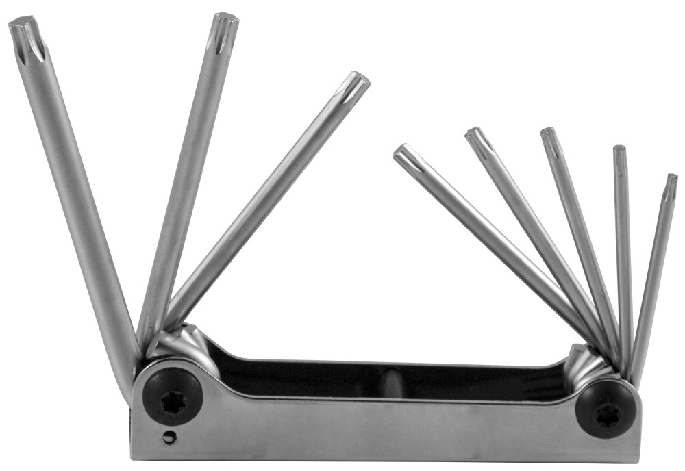 Jonnesway H07M08SF Набор ключей торцевых TORX® Т9-40 в ключнице, 8 предметов H07M08SF