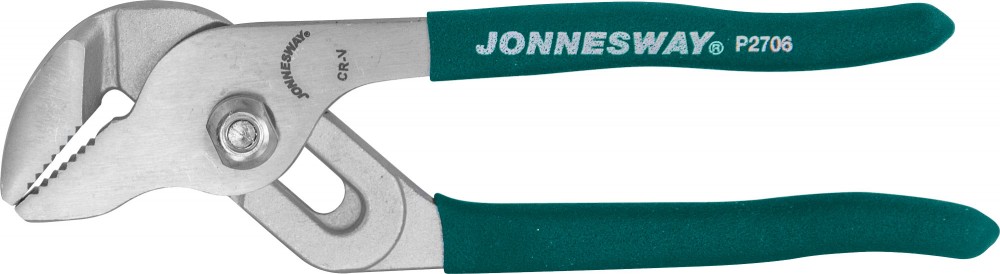Jonnesway P2706 Клещи переставные с трубным захватом и ПВХ рукоятками, 160 мм, 0-20 мм P2706