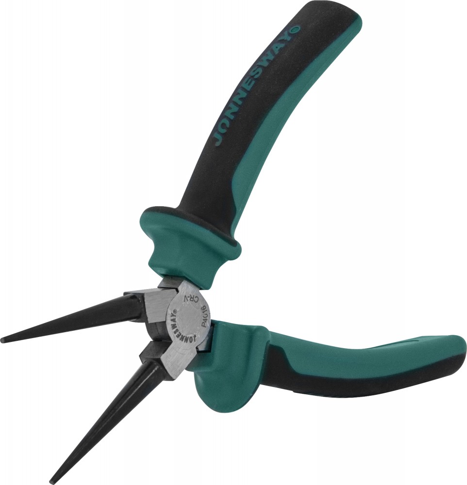 Jonnesway P4016 Круглогубцы с двухкомпонентными рукоятками, 160 мм P4016
