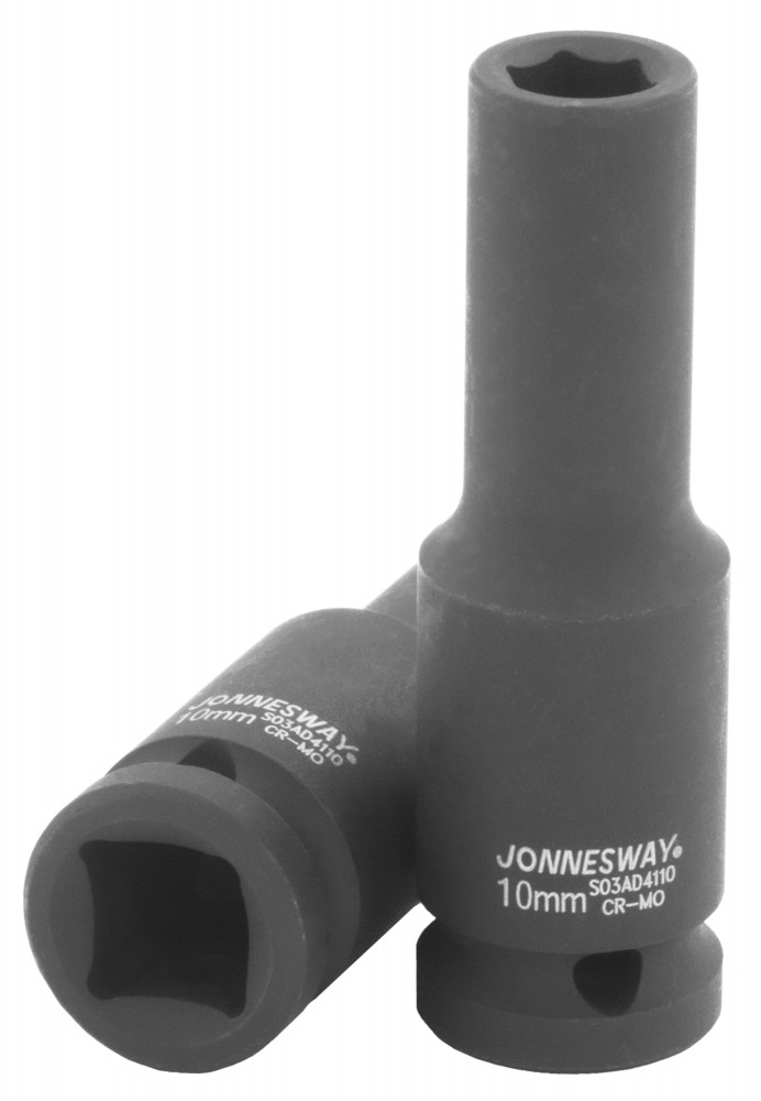 Jonnesway S03AD4110 Головка торцевая ударная глубокая 1/2"DR, 10 мм S03AD4110