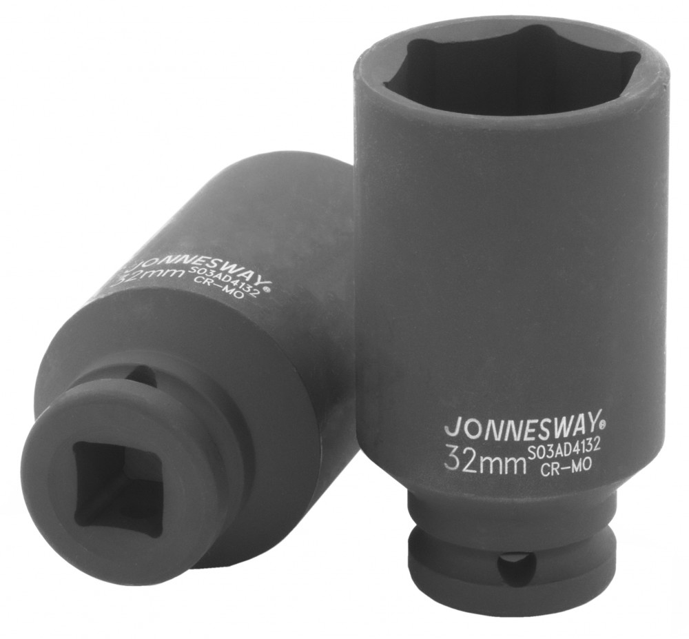 Jonnesway S03AD4132 Головка торцевая ударная глубокая 1/2"DR, 32 мм S03AD4132