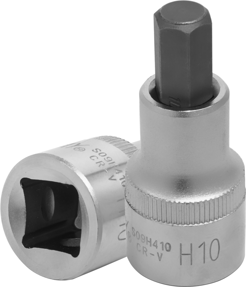 Jonnesway S09H410 Насадка торцевая 1/2"DR с вставкой-битой шестигранной, H10, 55 мм S09H410