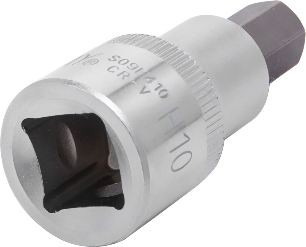 Jonnesway S09H410 Насадка торцевая 1/2"DR с вставкой-битой шестигранной, H10, 55 мм S09H410