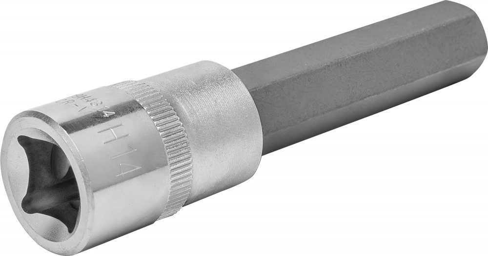 Jonnesway S09H4314 Насадка торцевая 1/2"DR с вставкой-битой шестигранной, H14, 100 мм S09H4314