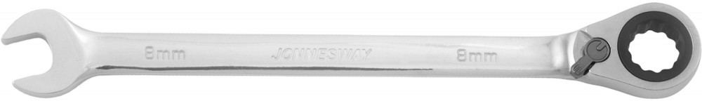 Jonnesway W60108 Ключ гаечный комбинированный трещоточный с реверсом, 8 мм W60108