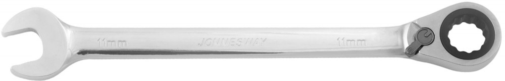Jonnesway W60111 Ключ гаечный комбинированный трещоточный с реверсом, 11 мм W60111