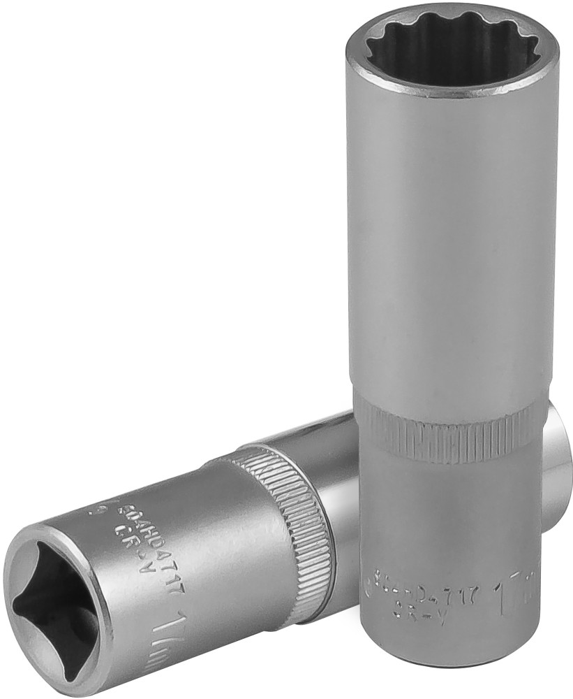 Jonnesway S04HD4717 Головка торцевая глубокая 12-гранная 1/2"DR, 17 мм S04HD4717