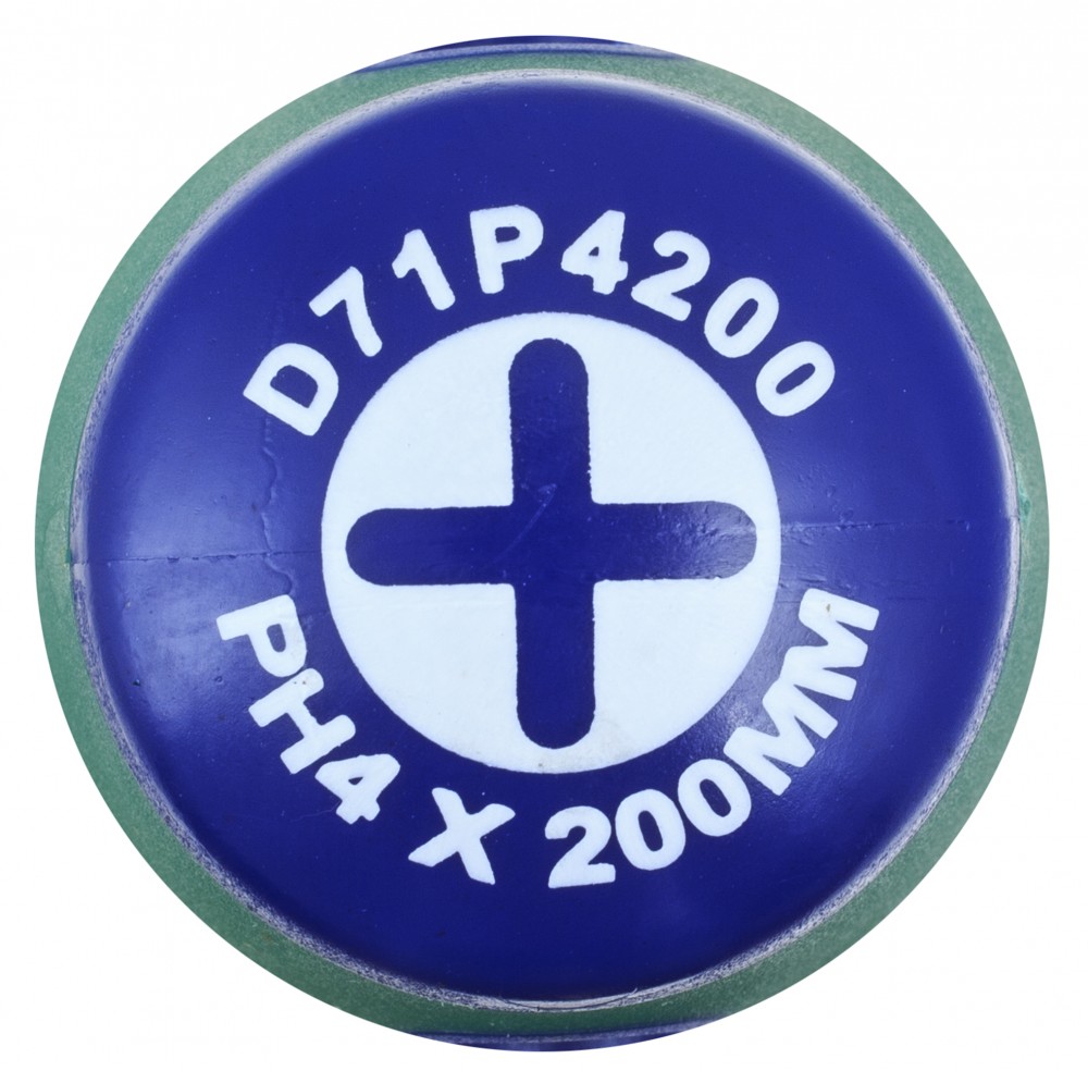 Jonnesway D71P4200 Отвертка стержневая крестовая ANTI-SLIP GRIP, PH4х200 D71P4200