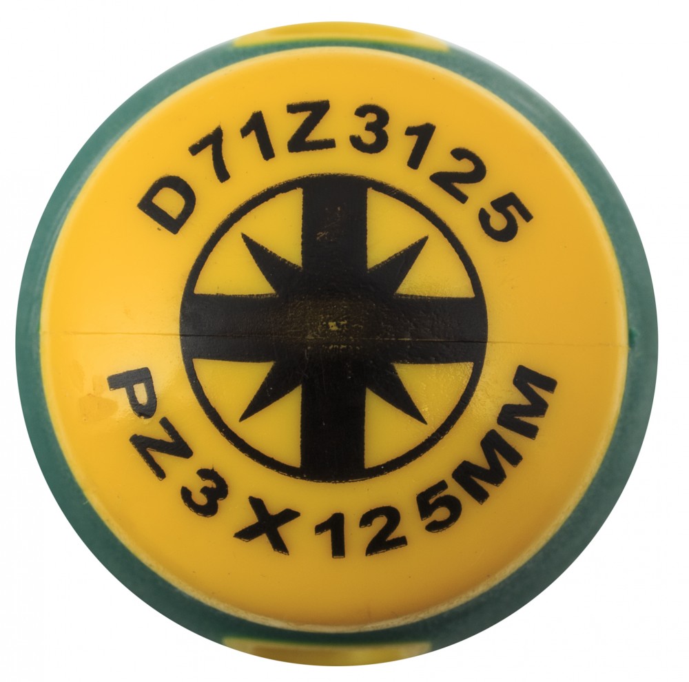 Jonnesway D71Z3125 Отвертка стержневая POZIDRIV® ANTI-SLIP GRIP, PZ3x125 D71Z3125