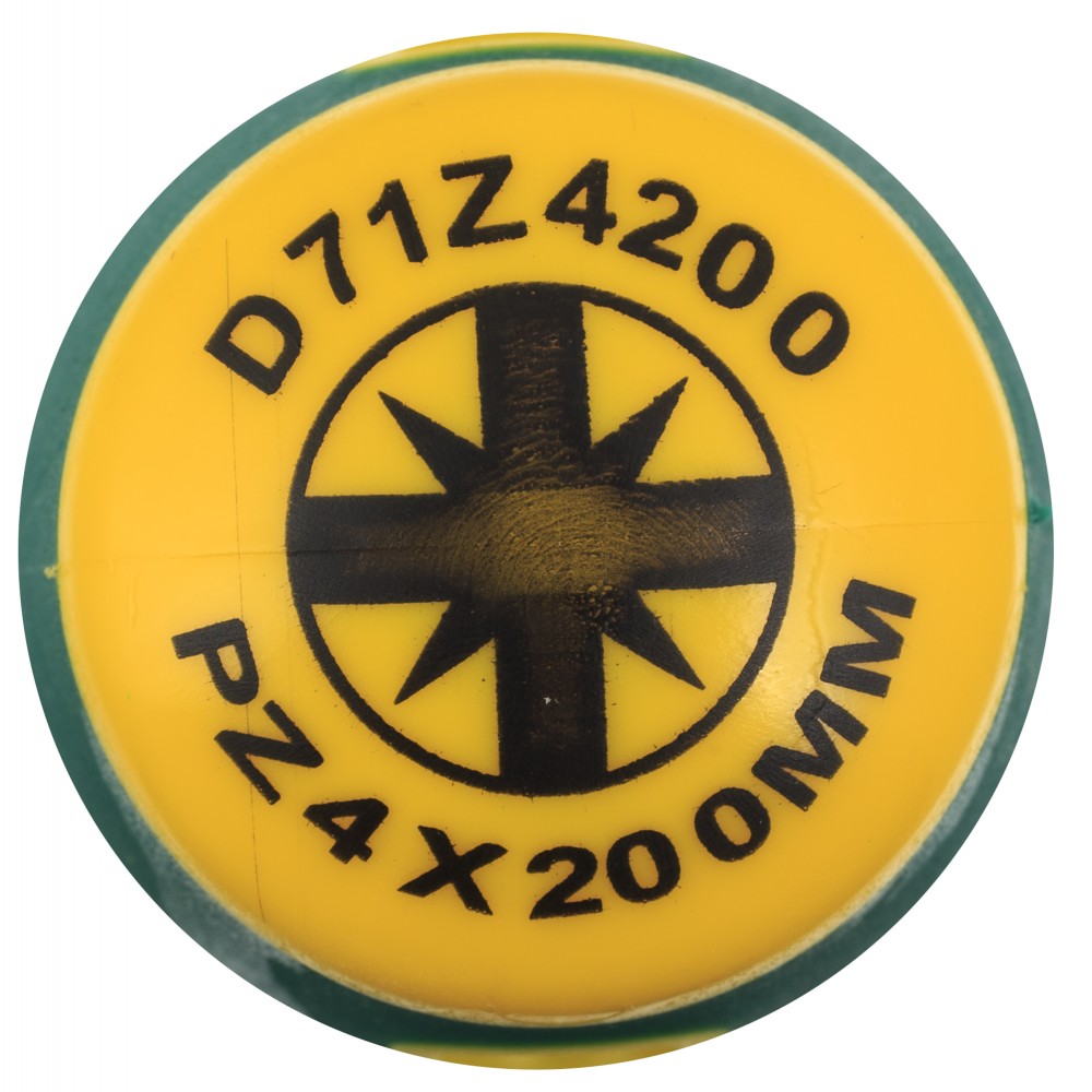 Jonnesway D71Z4200 Отвертка стержневая POZIDRIV® ANTI-SLIP GRIP, PZ4x200 D71Z4200