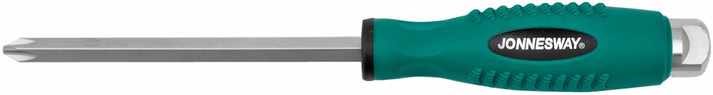 Jonnesway D70P3150 Отвертка стержневая крестовая, ударная, силовая под ключ, PH3х150 D70P3150