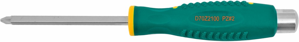 Jonnesway D70Z2100 Отвертка стержневая POZIDRIV® , ударная, силовая под ключ, PZ2x100 D70Z2100