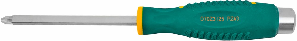 Jonnesway D70Z3125 Отвертка стержневая POZIDRIV® , ударная, силовая под ключ, PZ3x125 D70Z3125