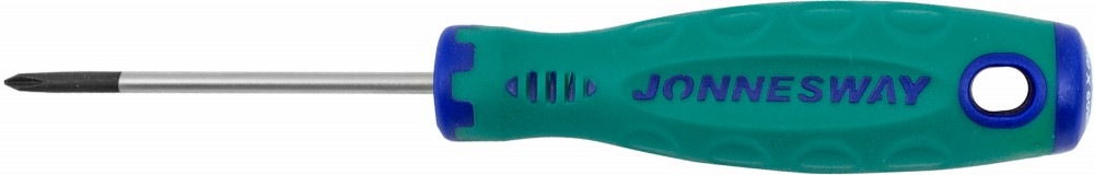 Jonnesway D71P060 Отвертка стержневая крестовая ANTI-SLIP GRIP, PH0x60 мм D71P060