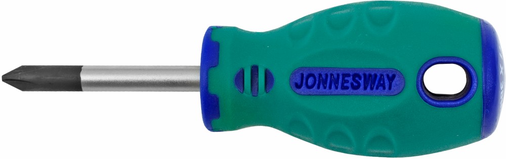 Jonnesway D71P138 Отвертка стержневая крестовая ANTI-SLIP GRIP, PH1x38 мм D71P138