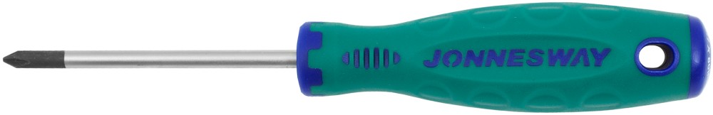 Jonnesway D71P180 Отвертка стержневая крестовая ANTI-SLIP GRIP, PH1x80 мм D71P180