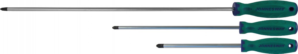 Jonnesway D71P2200 Отвертка стержневая крестовая ANTI-SLIP GRIP, PH2x200 мм D71P2200