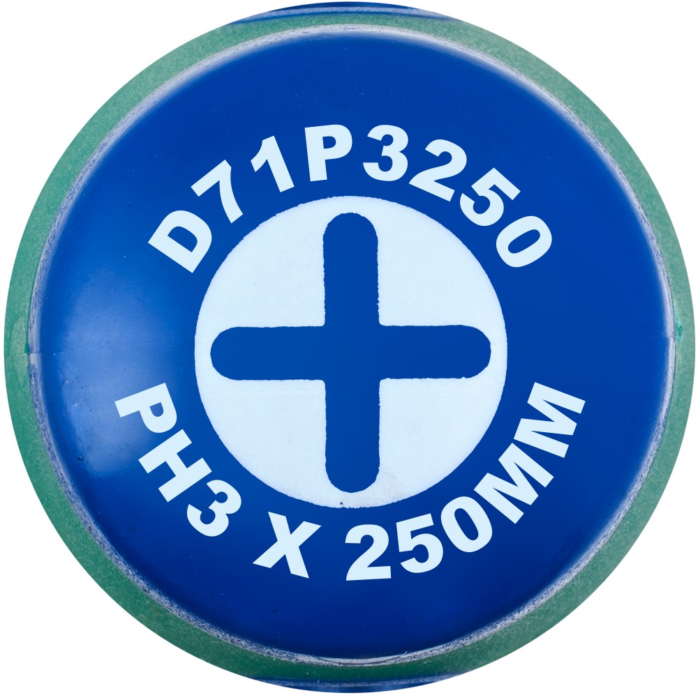 Jonnesway D71P3250 Отвертка стержневая крестовая ANTI-SLIP GRIP, PH3x250 мм D71P3250