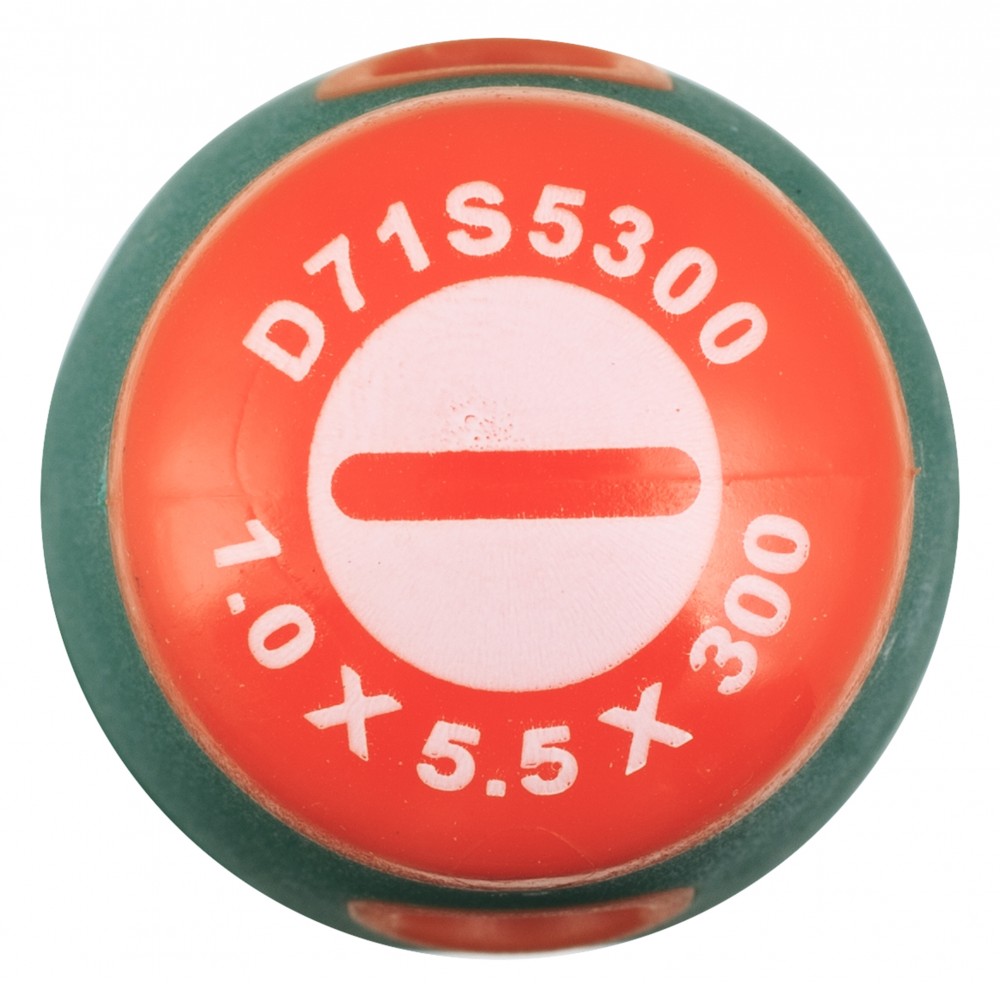 Jonnesway D71S5300 Отвертка стержневая шлицевая ANTI-SLIP GRIP, SL5.5х300 мм D71S5300