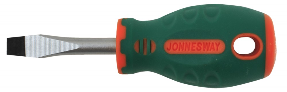 Jonnesway D71S538 Отвертка стержневая шлицевая ANTI-SLIP GRIP, SL5.5х38 мм D71S538