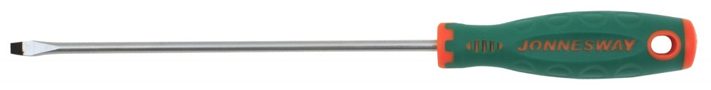 Jonnesway D71S6150 Отвертка стержневая шлицевая ANTI-SLIP GRIP, SL6.5х150 мм D71S6150