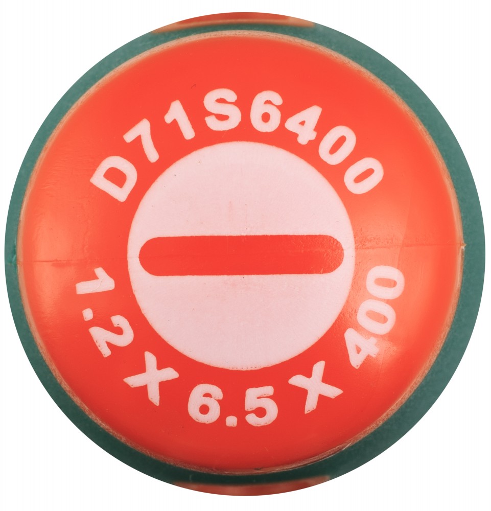 Jonnesway D71S6400 Отвертка стержневая шлицевая ANTI-SLIP GRIP, SL6.5х400 мм D71S6400