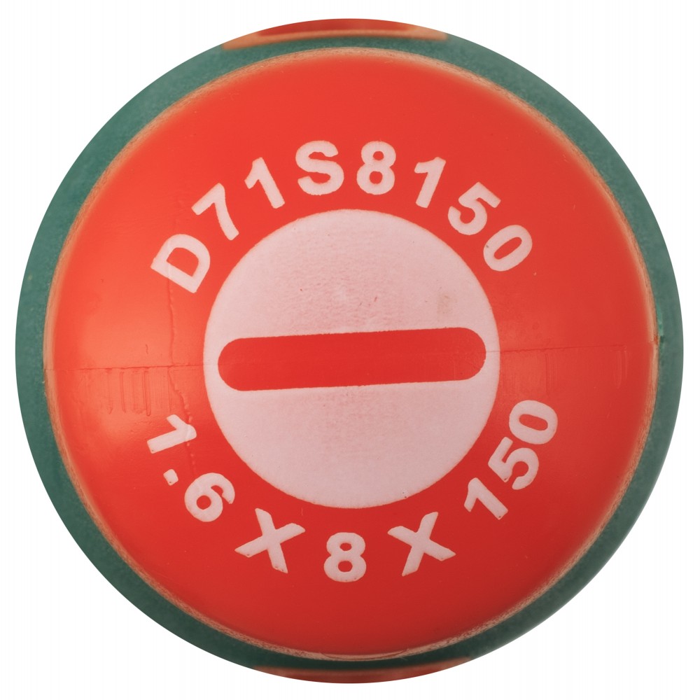 Jonnesway D71S8150 Отвертка стержневая шлицевая ANTI-SLIP GRIP, SL8.0х150 мм D71S8150