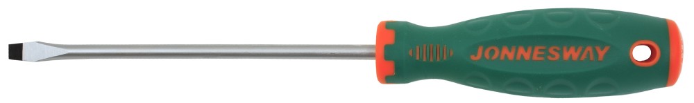 Jonnesway D71S8150 Отвертка стержневая шлицевая ANTI-SLIP GRIP, SL8.0х150 мм D71S8150