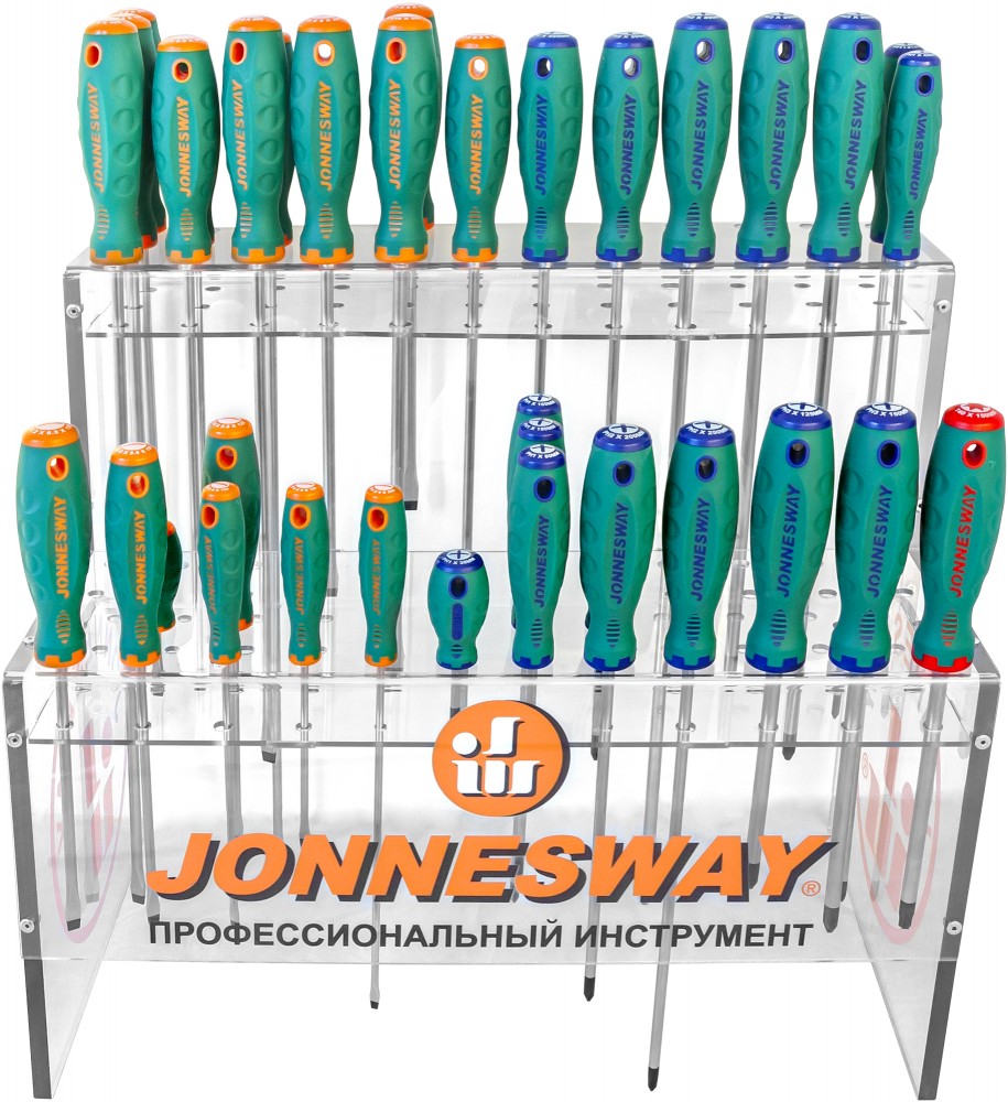 Крепление инструмента Стенд под отвертки Jonnesway &#x0421;&#x0442;&#x0435;&#x043D;&#x0434;
