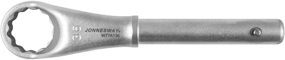 Jonnesway W77A136 Ключ накидной усиленный, 36 мм, d21.5/245 мм W77A136