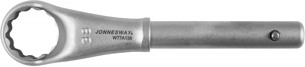 Jonnesway W77A138 Ключ накидной усиленный, 38 мм, d21.5/245 мм W77A138