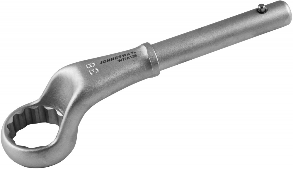 Jonnesway W77A138 Ключ накидной усиленный, 38 мм, d21.5/245 мм W77A138