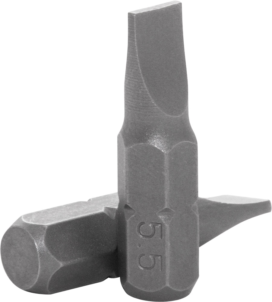 Ombra 514555 Вставка-бита 1/4"DR шлицевая, SL5.5, 25 мм 514555