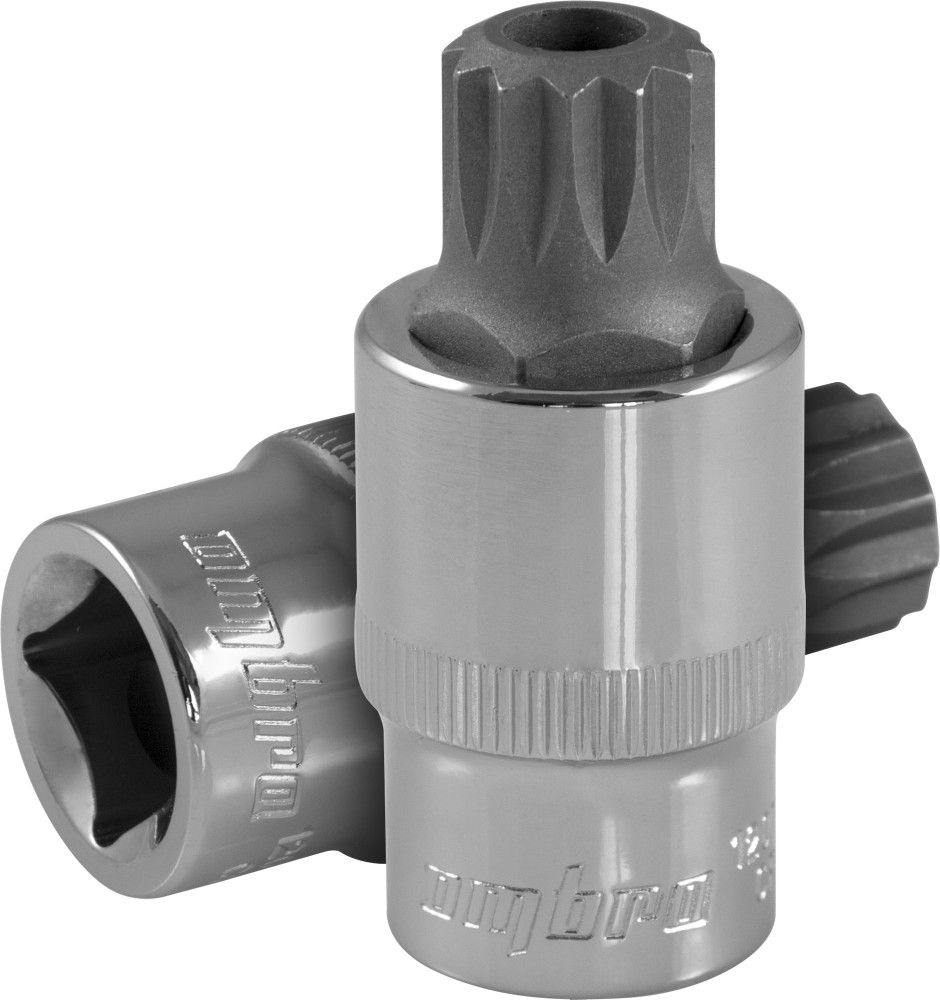 Ombra 120716T Насадка торцевая 1/2"DR с вставкой-битой TAMPERPROOF SPLINE, M16H 120716T
